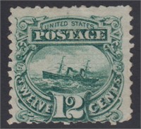 US Stamp #117 Mint No Gum with creases CV $725