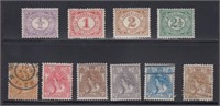 Netherlands Stamps #70//81 Mint hinged and Used, i