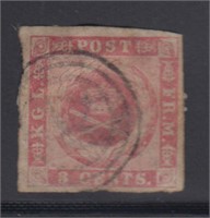 Danish West Indies Stamps #1 Used with faults, adh