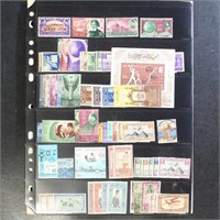 Egypt Stamps accumulation in glassines, lots of st