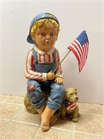 American Boy  Resin Statue