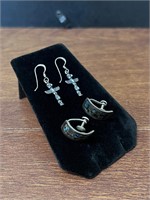 2 pairs of VTG Sterling Silver Earrings