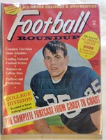 Original 1968 Football Round-Up Magazine FINE