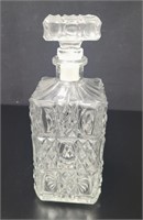 Vintage Pressed Glass Scotch Decanter