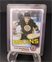 1981 Topps, Ray Bourque hockey card