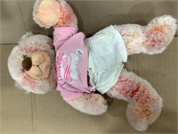 Vintage Build A Bear Pink Bear w/ cloths