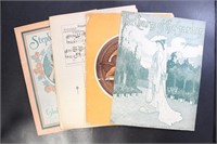 Sheet Music group of 100+ individual pieces of pre