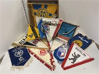 Lot of Foreign pennants - hockey, misc
