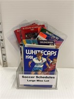 Lot of misc soccer schedules