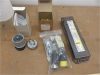 Misc Electrical Items, Ballast unused, plugs, conn