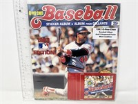 1983 Opeechee baseball sticker album & stickers