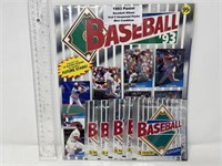 1993 Panini baseball sticker album & stickers