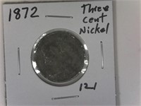 1872 Three Cent piece