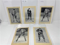 5 1960s Toronto Maple Leafs Beehive hockey photos