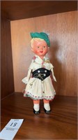 Vintage German Doll Missing Arms