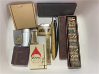 Vintage straight razors & lighters