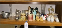 Assorted Shakers, Vases, Figurines, etc.