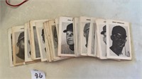 Vintage- black & white baseball cards- lot of
