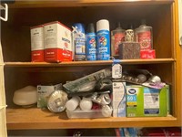 Contents of 2 shelves