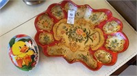 Vintage - Paper tray - 12 inches wide & Easter