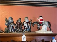 Santa Figurines