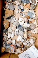 Flat of Various Arrowhead Flint