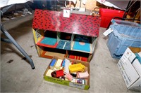 5 Room Metal Doll House and Flat of Doll House