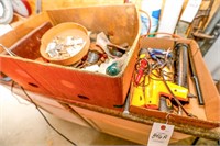 Box of Misc., Hardware & Box of Tools - Soldering
