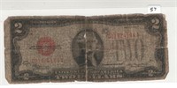 1928-D Red Seal $2 United States Note