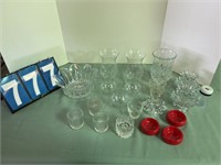 Lovely Lot of Clear Glass Pieces #2