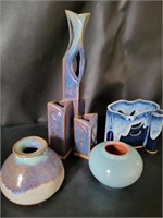 Studio Art Pottery Vases & More