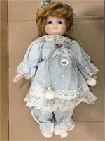Heritage Porcelain Doll Plays Music