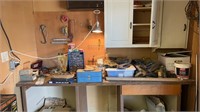 All tools and contents of work Bench