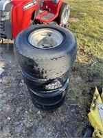 4-New Carlisle 18X3.50-8NHS Golf Cart Tires