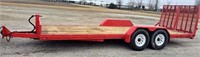 2002 Corn Pro 7x20 Flatbed Trailer