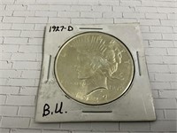 1927 D Silver Peace Dollar