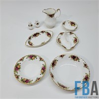 Royal Albert Old Country Roses 7 Piece Dinner Set