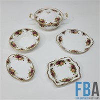 Royal Albert Old Country Roses 5 Piece Dinner Set