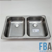 Double Stainless RV Sink