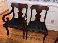 Vtg. Craftique Mahogany Dining Chairs -6