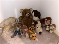 Vintage Collection of Stuffed Animals
