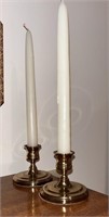 Baldwin Solid Brass Candle Holders