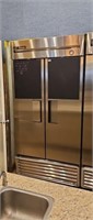 Two door upright True freezer
