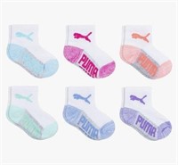Puma baby boys 6 pack infant anklet socks