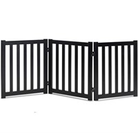 LZRS classic wooden pet gate 3 panes