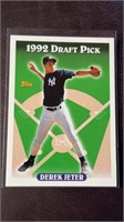 1992 Derek Jeter Draft Pick Baseball Card