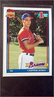 1991 CHIPPER JONES #1 Draft Pick