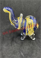 Glass pipe blue and yellow (living room)