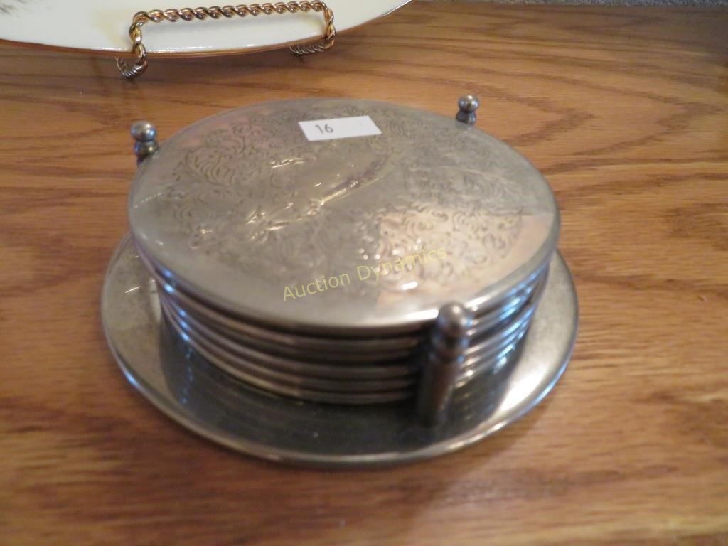 Set of Silverplated Coasters
