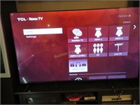 65" TCL-Roku Smart TV; Flat Screen (lighter unit)